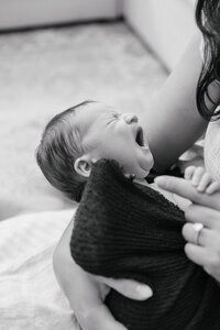 Lifestyle newborn photography in Denver capturing calm, intimate moments