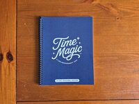 Front cover of the Time Magic Planner, an undated planner for sustainable productivity, weekly planning, and goal setting.