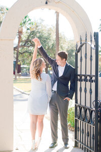 Laguna Gloria + Austin Engagement Photographer 05