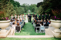 wedding ceremony at cantigny park