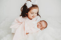 Infant posed for Newborn Photos in Charleston, SC.