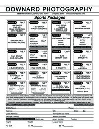 2019 Sports Order Form