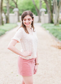 Senior Girl longue vue house and gardens