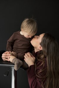 Boston Motherhood Photographer. Boston Motherhood Portraits. Boston Family Photographer. In studio motherhood portraits. Editorial Motherhood Portraits. North Shore Family Photographer. Deborah Zoe Photography.