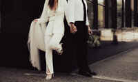 Documentary wedding photograph of an elegant couple, captured by a Pittsburgh-based luxury wedding photographer with an editorial storytelling approach for couples worldwide.