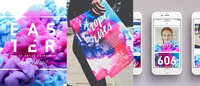 Cross Point Hope Rises Easter campaign shown across posters and mobile designs