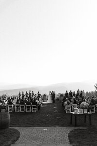 Kacie + Garrett Wedding Gorge Crest Vineyard CEREMONY Heart and Seoul Photography-62