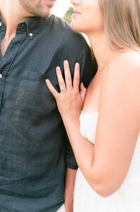 Engagement Ring Photo of couple
