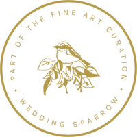 Wedding Sparrow badge
