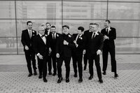 Davenport Wedding Venue | The Figge Museum Wedding | Quad Cities Wedding Photographer | Black Tie Wedding in Davenport, IA-95