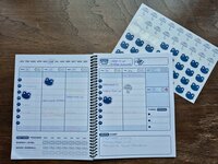 Time Magic Planner with included productivity stickers that help reinforce habits, prioritization, and focus.