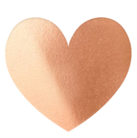 rose gold heart icon