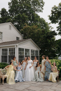 Elegant bridal portrait combining editorial fashion photography techniques with wedding documentation authenticity. Lauren Alatriste's luxury destination wedding photography creates magazine-worthy images that celebrate both the bride's natural beauty and the sophisticated ambiance of Lion Rock Farm.