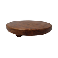 ELIZA Wood Dessert Tray
