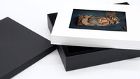 Diamond Box 5x7 white mats