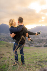 mountain view sunset couples photos in san ramon california