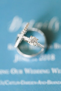 Wedding Rings.  Dusty Blue Wedding. Harborside chapel. Tampa Weddings.