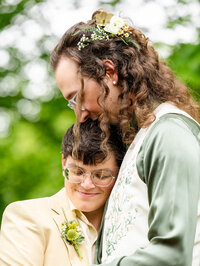 LGBTQ-Nonbinary-Wedding-Jewish-Non-Traditional-Wedding-Photos-Maya-Lovro-NYC