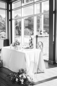 Rebekah Brontë Designs - Canmore Wedding Designer - High-End Wedding Design & Management in Alberta & BC - Canmore wedding at The Sensory and Silvertip Resort, photo by Modern Nest