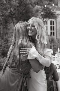 Andie and Cooper wedding candid moment at The Springs, DFW