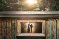 Stock farm barn wedding