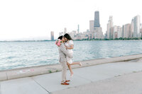 North Ave Beach engagement session