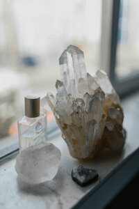 Crystals in the window