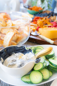 homemade wedding reception food in san francisco