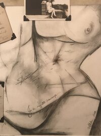 Detail of Abstract Nude series