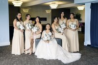 Elegant grand imperial Edmonton filipino wedding photos - Bridesmaids