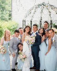 Bridal-Photo-in-garden-infront-of-gazebo