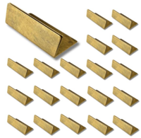 RAELYNN Place Card Holders Gold Brass