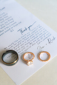 san francisco wedding hotel getting ready thank you card