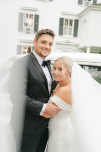 Molly and James young couple at wedding