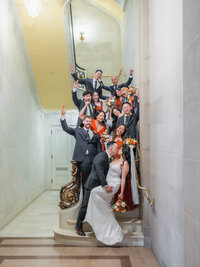 4Karma Studio intimate-wedding-photo-los-angeles-city-hall