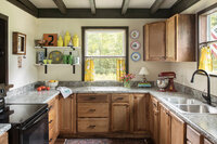Colorful Cabin Kitchen
