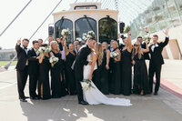 Couple portrait after ceremony, The Abbott Kansas City — Elizabeth West Photography