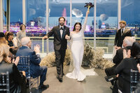 Ceremony | Editorial Wedding Photography Montreal Science Centre | Juno by Julia C. Vona