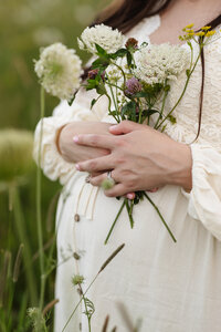Maternity Photos in a flower field.CaitlynCloudPhotography190