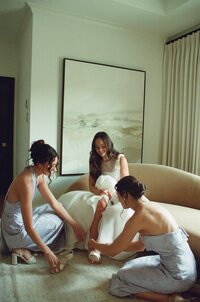 Wedding day candid moment, DFW wedding photography