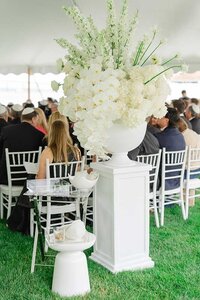 White Florals for Newport Wedding Photography