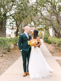 Wedding ceremony at Spanish Hills Club in California