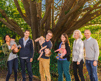 funny family photo in Mill Valley California