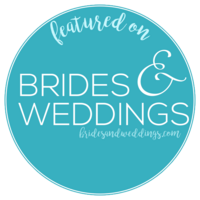 badge that states Scenic Vows is featured on Brides & Wedding Magazine