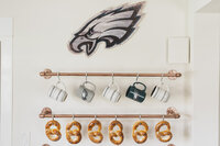 eagles football themed kitchen