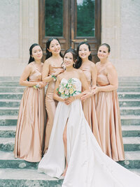 Bridal Party | Chateau de Santeny Collaborative Luxury Wedding Photography France | Juno by Julia C. Vona