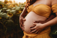 Expectant parents pose for Maternity Portraits in Charleston, SC.