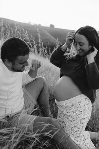 Pregnancy photoshoot in Christchurch at Taylors Mistake