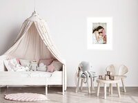 Frame that is beautifully designed on the wall