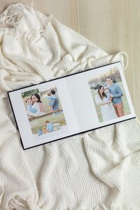 Album displaying family photos